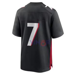 2025 nouveauté poids léger confortable Polyester maillot de Football américain Service OEM manches courtes grande taille conception bas quantité minimale de commande - Product Image 4