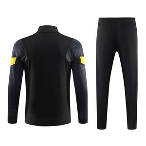 Conjunto de Uniforme de Fútbol de Invierno Unisex 2025 de Alta Calidad, Mangas Largas, Sublimación Térmica, Forro Polar de Poliéster, Dobladillo Dividido - Product Image 2