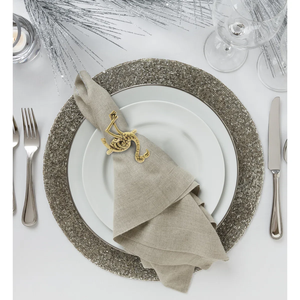 Nouvelle arrivée Anneaux de serviette personnalisés en métal torsadé enduit PVD Anneaux de serviette personnalisés pour les événements de fête de mariage et Noël - Product Image 6