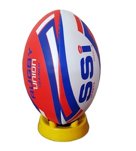 Pelota de entrenamiento de rugby Agarre Premium Goma duradera Resistente a la intemperie Alta retención de aire Todos los niveles de habilidad - Product Image 2