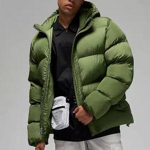 Chaquetas de Plumón para Hombre, Estilo Corto, Chaqueta de Invierno Impermeable con Cierre, Chaqueta Acolchada - Product Image 3