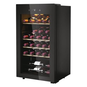 Cantinetta 34 botellas SERIE 3 Wine Bank 50 HWS34GGH1 Negro clase G (47,5x45,6x85cm) - Product Image 6