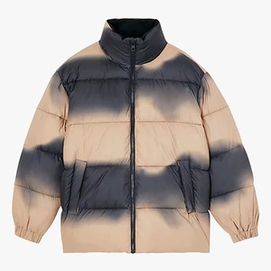 Veste à capuche zippée en duvet fabriquée au Pakistan, veste tendance, service OEM, dernier design 2025 - Product Image 1