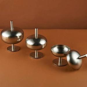 Tazón de Dátiles y Chocolate para Ramadán, Hecho a Mano, para Uso en el Hogar y Restaurantes, a Precio Económico, Tazón de Metal Brillante para Dátiles - Product Image 3