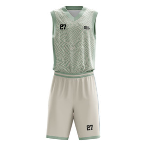 Concevez votre propre kit d'uniforme de basket-ball de vêtements de sports d'équipe pour hommes et femmes ensemble de maillots et de shorts de qualité supérieure - Product Image 2