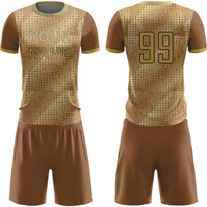 Ropa de entrenamiento de fútbol para todo tipo de clima más vendida, ajuste ajustable, impresión Digital, uniforme de fútbol transpirable para adultos - Product Image 4