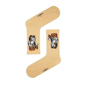 100% Cotton 5-Piece <b>Cute</b> <b>Bear</b> Patterned Women's Crew Socks Set Custom Logo Breathable Warm Bow Print Design Daily Use Summer - Product Image 3