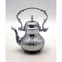 Olla de té de Metal para servir té, tetera de latón en relieve para menaje de cocina, tetera de leche, nuevo estilo