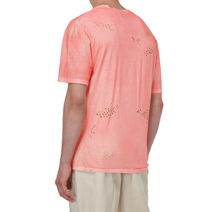 T-shirt vintage vieilli personnalisé pour hommes-T-shirt surdimensionné Streetwear à la mode 100% tissu tricoté en coton - Product Image 3