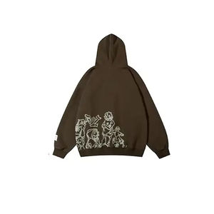 Sudaderas con Capucha Personalizadas para Hombre, Estilo Casual, Color Sólido, Ecológicas, de Forro Polar, para Otoño, Tallas Grandes, con Logotipo Personalizado - Product Image 2