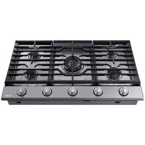 BEST PRICE 36 in 5-Burner Smart Natural Gas <b>Cooktop</b> with Griddle Burner & Power - Product Image 1