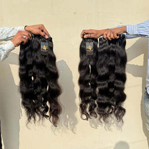Extensions de cheveux naturels bruts indiens vierges ondulés, raides et bouclés, tissages de cheveux humains bruts brésiliens de type Mink, lots d'extensions de cheveux humains naturels bruts - Product Image 1