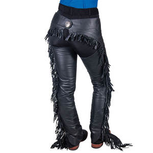 Conception supérieure Personnaliser la couleur Chaps en cuir de moto fabriqués en usine/Hot Selling Professional Made Leather Chaps - Product Image 3