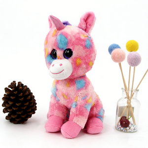 Peluche de Unicornio Personalizado Rosa Multicolor Tie-Dye, Juguete de Peluche Suave y Esponjoso de 31cm-50cm, Unisex para Niños de 2 a 4 Años - Product Image 3