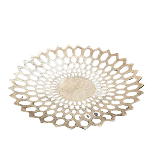 Dernier bol à fruits en acier inoxydable design unique couleur argent porte-fruits de stockage pour ustensiles de cuisine - Product Image 3