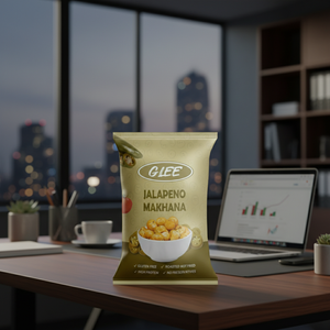 Glee Impex Makhana (Nueces de Zorro) Tostadas con Tadka Picante de Jalapeño, Sin Gluten, Envasadas al Vacío con Nitrógeno, Paquete de 50g |   Listo para Marca Privada/OEM - Product Image 3
