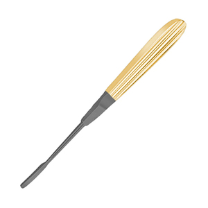 Elevador de tabique Joseph de acero inoxidable 18 cm 7 pulgadas 6,5mm mango negro dorado instrumento de elevador perióstico quirúrgico - Product Image 3