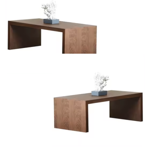 Modern Designed Natural <b>Wooden</b> Color High Quality Round Coffee Table Living Room Furniture Set at Wholesale Price From Indonesia - Product Image 6