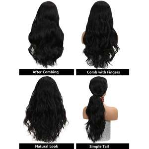 INDIAN NATURAL STRAIGHT INDIVIDUAL DONOR REMY VIRGIN HAIR WEAVING <b>EXTENSIONS</b> CUTICLE ALLIGNED UNISEX FULL COVERAGE LONG HAIR - Product Image 3