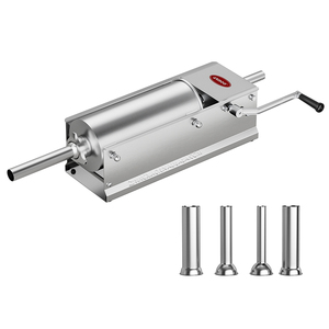Machine à farcir les saucisses commerciale, manuelle, à vide, horizontale, pour viande et saucisses - Product Image 1