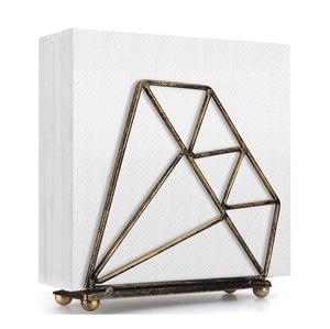 Servilletero Decorativo de Metal para Mesa, Servilletero de Hierro con Acabado Antiguo, Soporte Coleccionable para Decoración del Hogar y la Oficina - Product Image 1