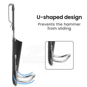 Porte-marteau avec logo personnalisé Porte-marteau de qualité supérieure Boucle d'outils en cuir PU pour usage promotionnel - Product Image 5