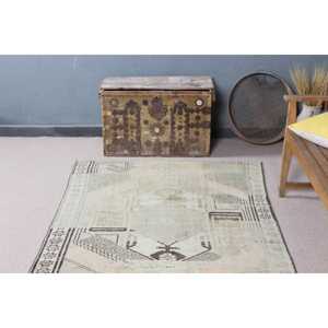 Tapis turc 4,2x9 pieds, tapis vintage, tapis à motifs floraux gris - Product Image 4