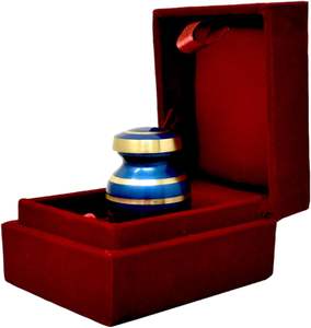 Petites urnes pour cendres humaines Urne pour cendres humaines Femme adulte Maman et papa Funérailles pour petits souvenirs, livrée avec un étui en velours noir - Product Image 5