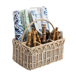 Artex Green Earth Wicker <b>Basket</b> for Dining Table Handmade Eco-Friendly Modern <b>Square</b> Multi-Purpose Made in Hanoi Vietnam - Product Image 3