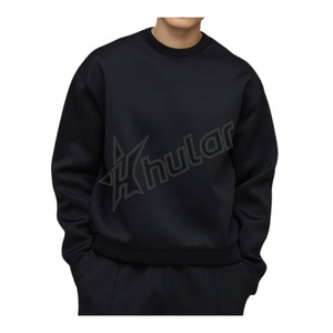OEM Custom Men's 100% Cotton 500gsm Pullover Sweatshirt Oversized Hoodie Embroidered for Puff <b>Print</b> Logo Plus Size Unisex for - Product Image 5