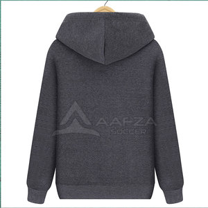 2025 nuevo estilo sudaderas con capucha para hombre 100% algodón patrón sólido último diseño precio bajo adultos tamaño para invierno uso al aire libre - Product Image 2