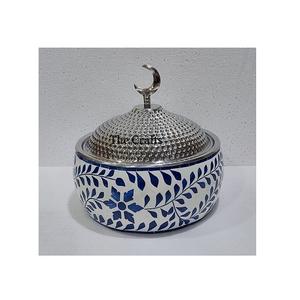 Diseño ventajoso, olla caliente de madera y nácar, olla de cazuela con tapa de Luna para olla caliente especial de Ramadán - Product Image 1