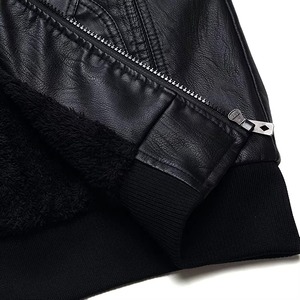 Veste à capuche respirante en molleton de coton 100% pour hommes, faite à la main, véritable Streetwear, motif solide, pull chaud d'hiver, noir à capuche - Product Image 4
