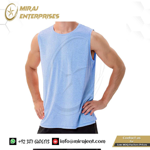Men's Sleeveless Fitness Singlet <b>Moisture</b> Wicking Gym Tank Top Athletic Wear Bulk Supplier Drop Shipping - Product Image 4