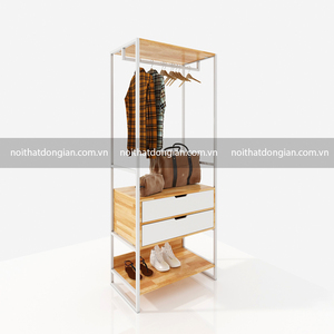 SFKQA004- Armario de pie de 80x55x200cm K Qun o Kt Hp 2 Hc G Ca Su Khung St para ropa - Product Image 1