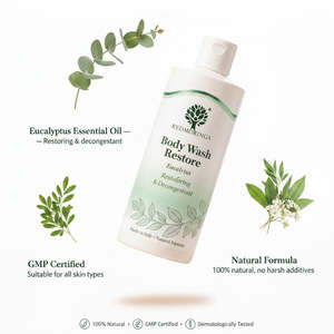 ครีมอาบน้ำยูคาลิปตัสธรรมชาติพร้อมหัวปั๊ม (500 มล.) - อิตาลี RedMoringa OEM รับผลิตแบรนด์ส่วนตัว - Product Image 3