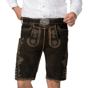 Pantalones Cortos de Cuero Bávaros para Hombre, Diseño 2026, Traje Festivo, Pantalones Cortos de Cuero Alemanes de Alta Calidad - Product Image 1