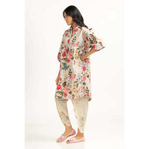 Camisa Informal con Estampado Floral IPS-77129, Tela Popelina para la Temporada Primavera/Verano - Product Image 4