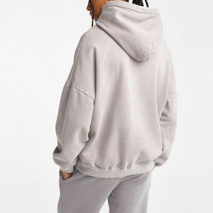 เสื้อฮู้ดผู้ชายผ้าคอตตอนหนักทรงหลวมเสื้อสวมหัวทรงหลวมแฟชั่นตามสั่งฤดูใบไม้ร่วง - Product Image 6