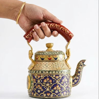 Théière artisanale de qualité supérieure pour café, restaurant, cadeaux, service, théière indienne traditionnelle, durable, élégante, Desi