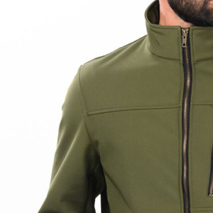 Comfortable <b>Warm</b> High Quality Winter 100% Polyester Canvas Streetwear Softshell <b>Jacket</b> for Men Windproof <b>Waterproof</b> Breathable - Product Image 2