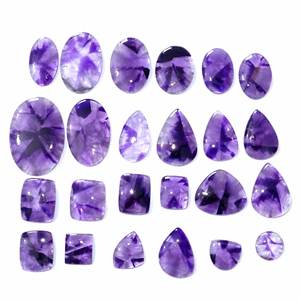 Haute qualité naturel améthyste Quartz pierre précieuse en vrac améthyste Cabochon taille libre pour la fabrication de bijoux - Product Image 6