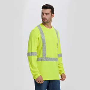 Prix de gros FR Chemise industrielle résistante au feu pour les équipes de construction Vêtements de travail de soudage haute visibilité - Product Image 1