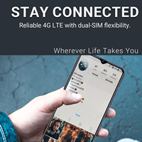 AOZORA 6,6 Zoll HD+ LCD Smartphone Qualcomm Octa-Core Android 13 Dual SIM LTE Französisch/Deutsch/Spanisch 4000mAh 60Hz 13MP Rückkamera