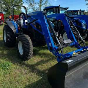 Compre el tractor agrícola New-Hollands bastante usado y limpio, multifuncional con cargadores frontales, compre tractores agrícolas New-Holland usados y baratos ahora - Product Image 1