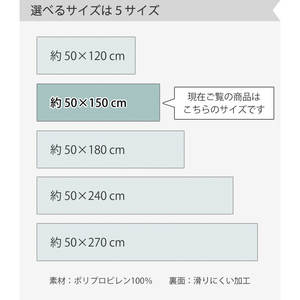 URBAN802 Urban 802 50 × 150cm Bleu/Gris Tapis de Cuisine Long Antidérapant et Lavable Chauffage au Sol Compatible SDS/MKR - Product Image 3