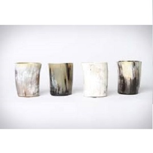 Copa de vino de ágata de cuerno de búfalo Natural elegante personalizable hecha a mano textura única impermeable imitación antigua Moon Rise Craft - Product Image 1