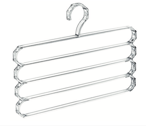 Multi-layer Crystal Pants <b>Hanger</b> for Closet Organizing Space-Saving Design for Ties Belts and Scarves Durable Organizer <b>Hanger</b> - Product Image 3
