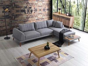 Sofá Esquinero Poznan, Muebles de Diseño Europeo Moderno de Lujo, Sofá en Forma de L Más Vendido, Conjuntos de Sala de Estar, Sofá Modular de Madera - Product Image 2