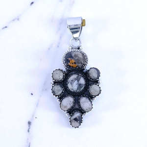 Pendentifs raffinés en argent sterling 925 avec pierre précieuse Jaspe Cheval Sauvage, design élégant, prix de gros pour bijoux - Product Image 2